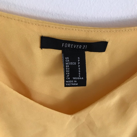 Yellow Flowy Tank Top - Picture 4 of 5